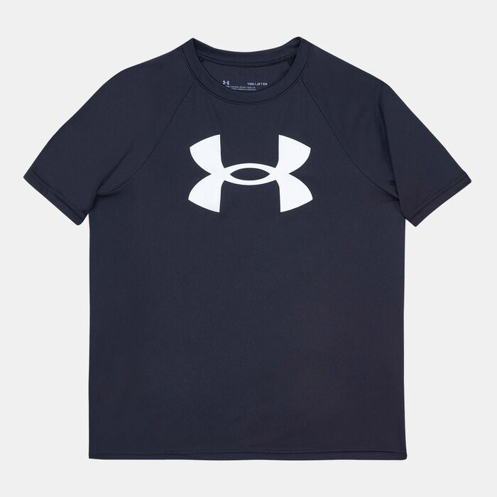 Under Armour Kids' UA Tech™ Big Logo Training T-Shirt Black Under Armour Kids' UA Tech™ Big Logo Training T-Shirt Black image number 0