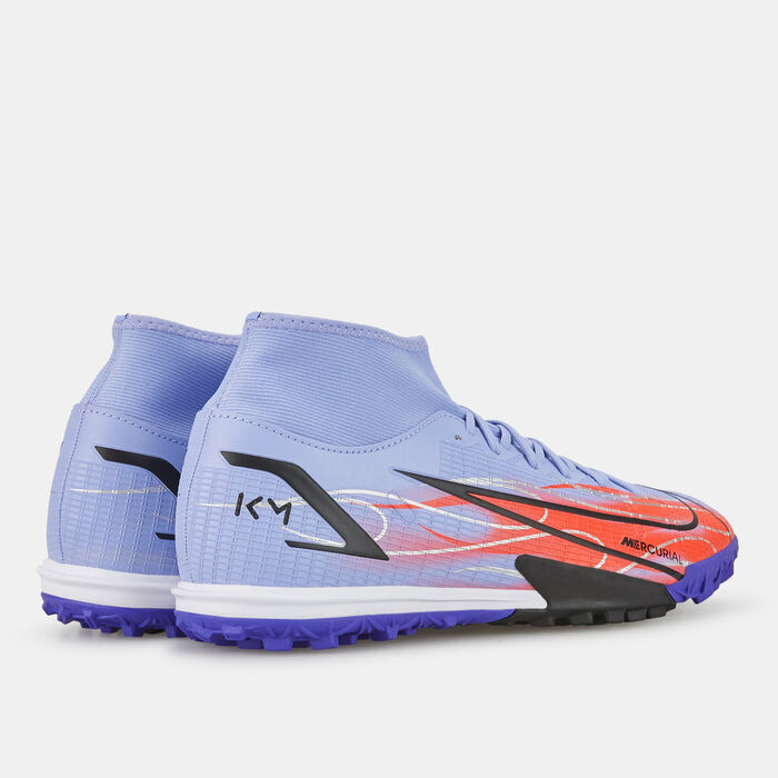 Nike Men's Mercurial Superfly 8 Academy KM Turf Ground Shoe Purple Nike Men's Mercurial Superfly 8 Academy KM Turf Ground Shoe Purple image number 2