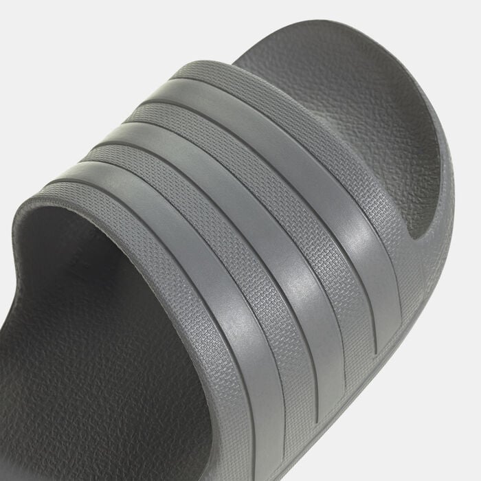 adidas Women's Adilette Aqua Slides Grey adidas Women's Adilette Aqua Slides Grey image number 5