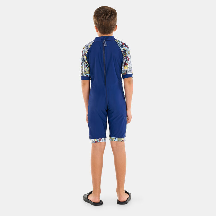 COEGA Kids' One Piece Swimsuit Blue COEGA Kids' One Piece Swimsuit Blue image number 1