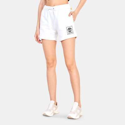 Timberland Women's Logo Pack Shorts White