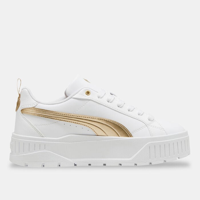 PUMA Women's Karmen II Metallic Dream Shoes White PUMA Women's Karmen II Metallic Dream Shoes White image number 2