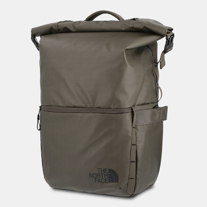 The North Face Men's Base Camp Voyager Roll Top Backpack Green The North Face Men's Base Camp Voyager Roll Top Backpack Green image number 0