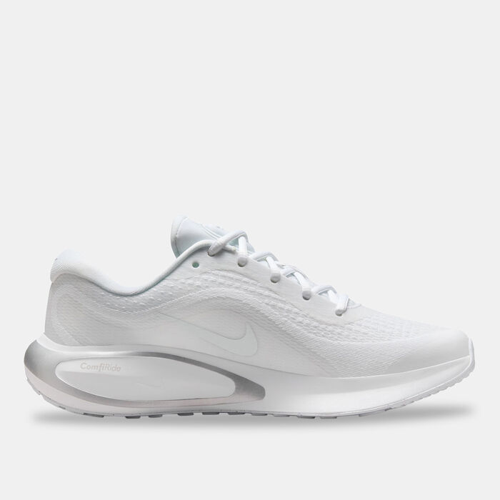 Nike Women's Journey Run Road Running Shoes White image number 2