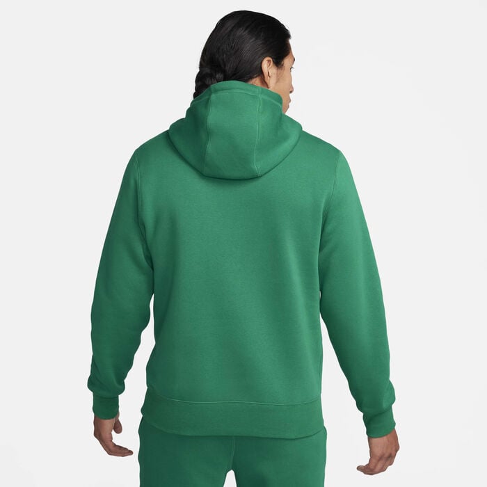Nike Men's Club Fleece Hoodie Green Nike Men's Club Fleece Hoodie Green image number 1