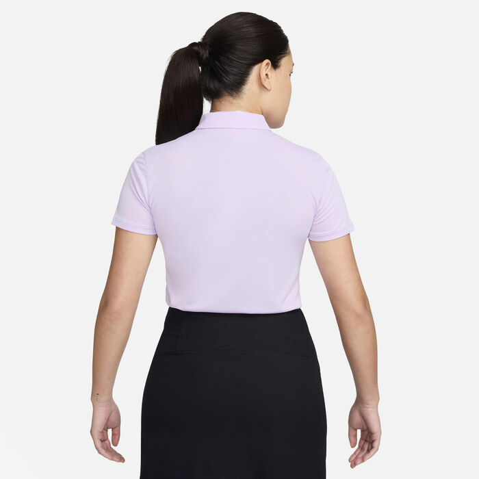 Nike Women's Dri-FIT Victory Golf Polo Shirt Purple Nike Women's Dri-FIT Victory Golf Polo Shirt Purple image number 1