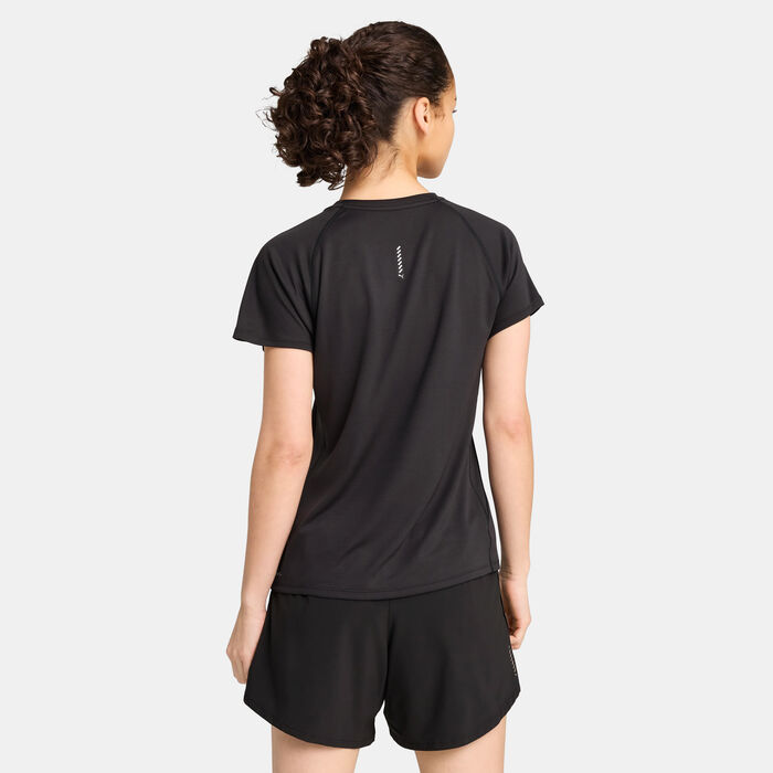PUMA Women's VELOCITY Running T-Shirt Black PUMA Women's VELOCITY Running T-Shirt Black image number 1
