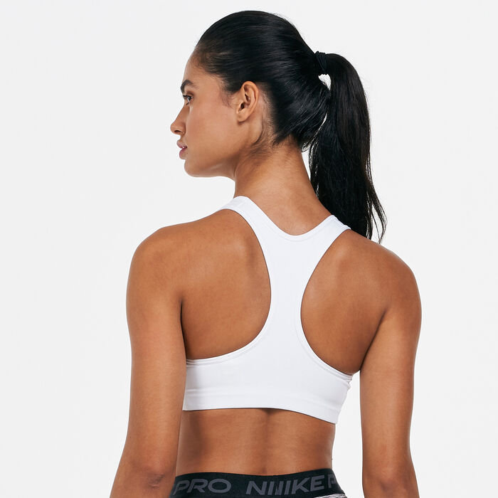 Nike Women's Swoosh Sports Bra White Nike Women's Swoosh Sports Bra White image number 1