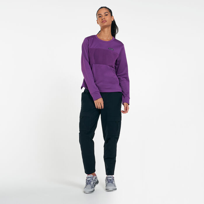 Columbia Women's Columbia River™ Fleece Hoodie Purple Columbia Women's Columbia River™ Fleece Hoodie Purple image number 2