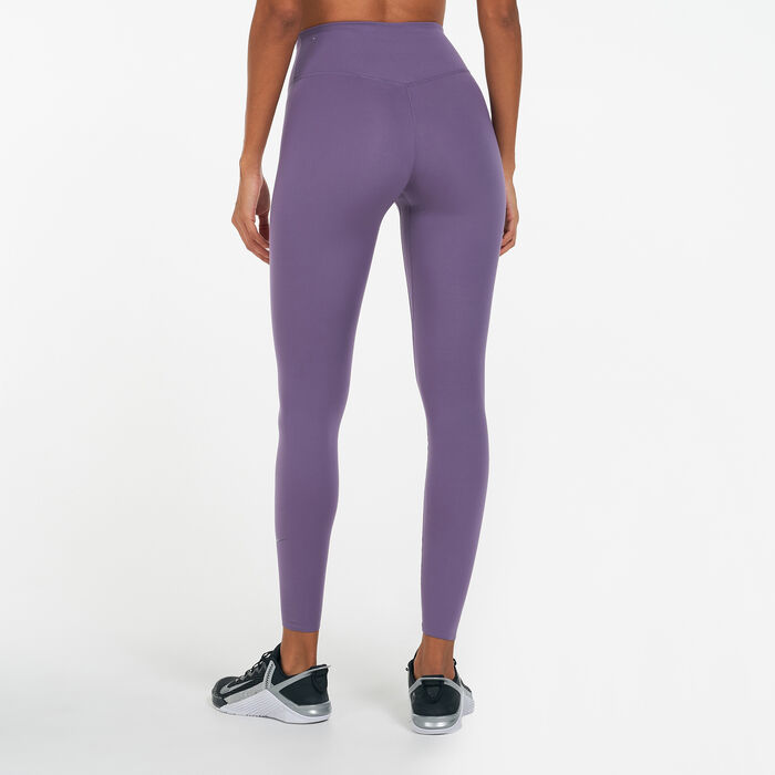 Nike Women's One Luxe Leggings Purple Nike Women's One Luxe Leggings Purple image number 1