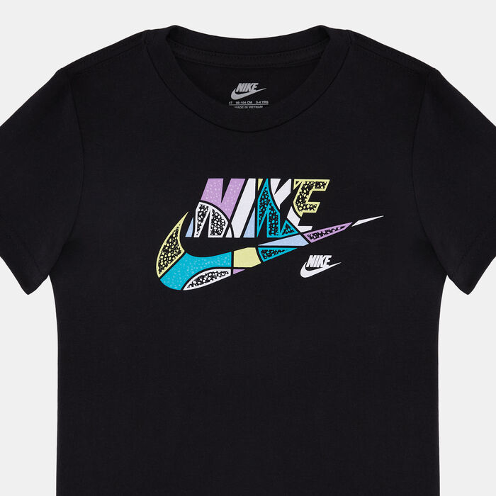 Nike Kids' Sportswear T-Shirt and Shorts Set Black Nike Kids' Sportswear T-Shirt and Shorts Set Black image number 1