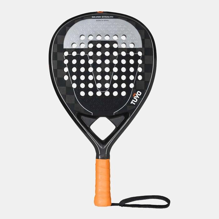 TUYO Silver Stealth Padel Racket Silver TUYO Silver Stealth Padel Racket Silver image number 0