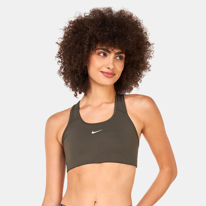 Nike Women's 1-Piece Pad Sports Bra Green Nike Women's 1-Piece Pad Sports Bra Green image number 0