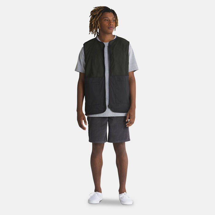 Vans Men's Rosewood Reversible Vest Green image number 2