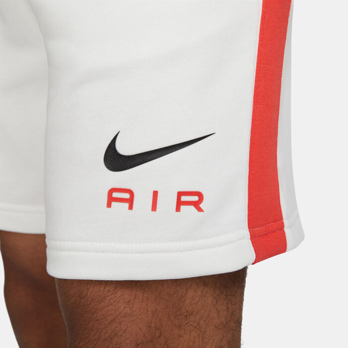 Nike Men's Air French Terry Shorts White Nike Men's Air French Terry Shorts White image number 3