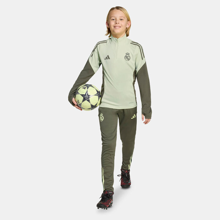 adidas Kids' Real Madrid Tiro 25 Competition Training Football Top Green adidas Kids' Real Madrid Tiro 25 Competition Training Football Top Green image number 2
