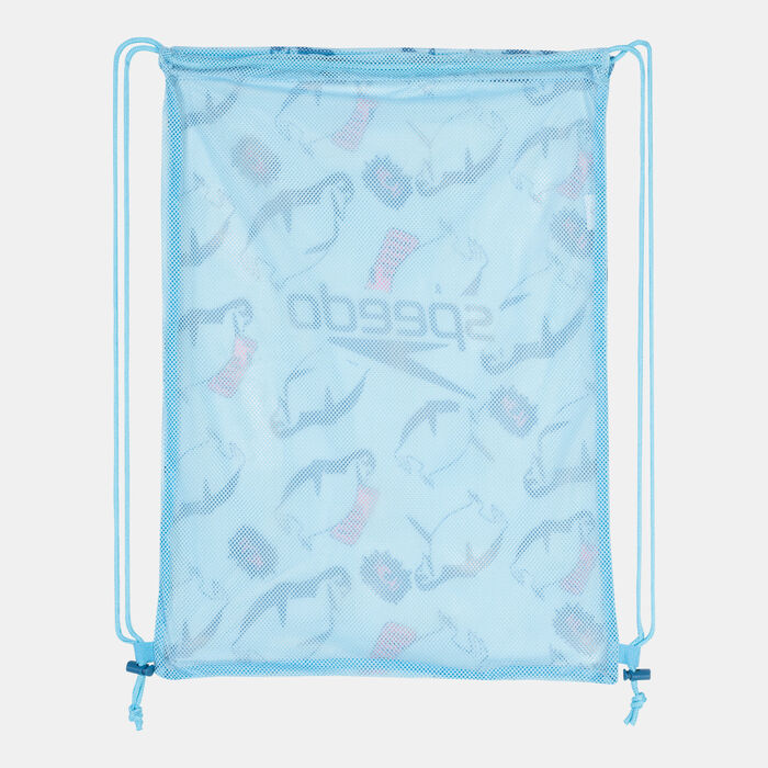 Speedo Printed Mesh Equipment Bag Blue Speedo Printed Mesh Equipment Bag Blue image number 1