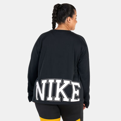 Nike Women's Dri-FIT Swoosh Run Pacer Midlayer T-Shirt Black