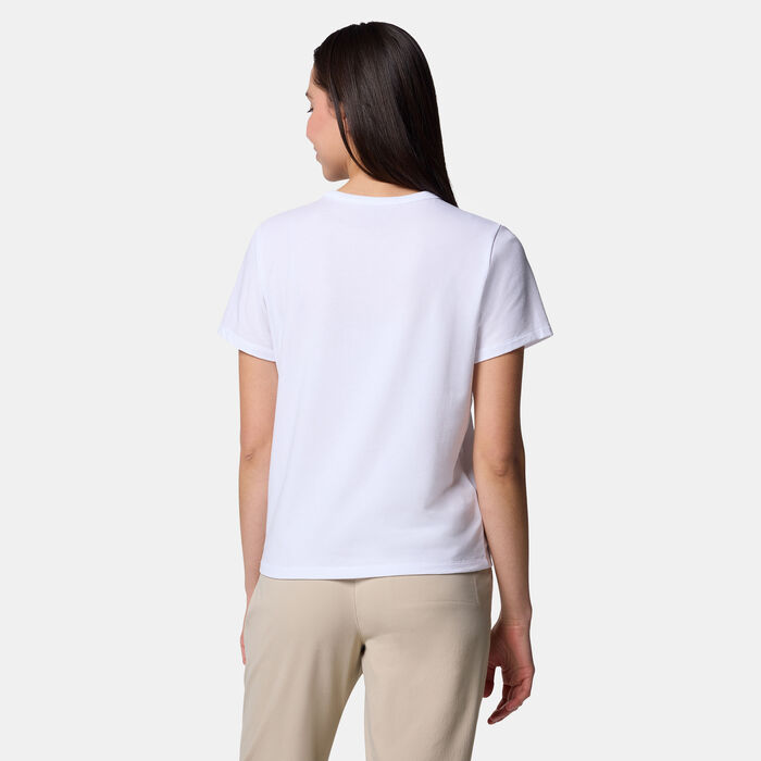 Columbia Women's Sun Trek II T-Shirt White Columbia Women's Sun Trek II T-Shirt White image number 1