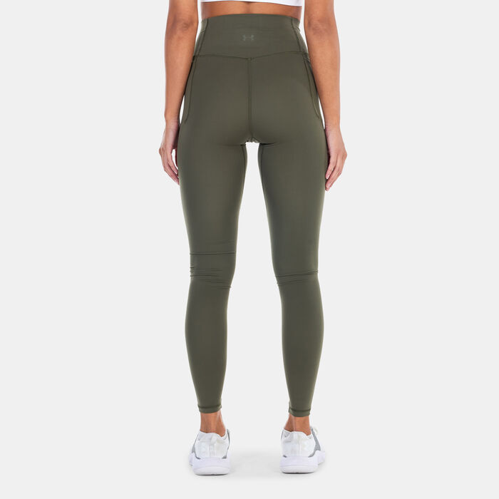 Under Armour Women's UA Meridian Leggings Green Under Armour Women's UA Meridian Leggings Green image number 1