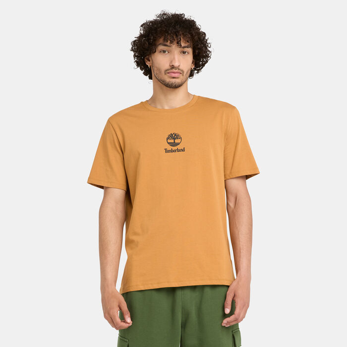 Timberland Men's Small Logo T-Shirt Brown Timberland Men's Small Logo T-Shirt Brown image number 0