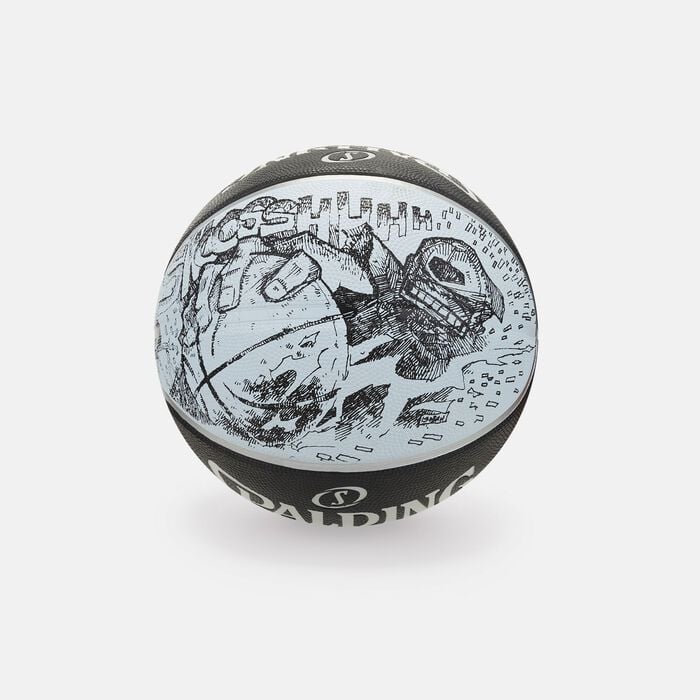 Spalding Sketch Series Rubber Basketball Multi-Color Spalding Sketch Series Rubber Basketball Multi-Color image number 1