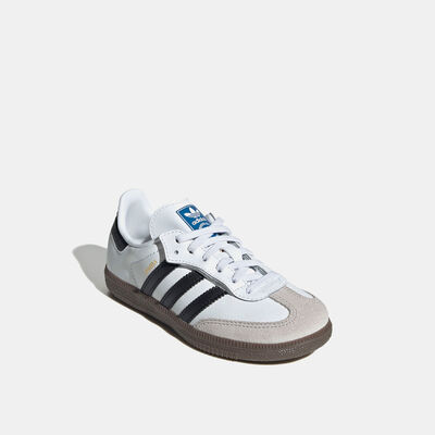 adidas Originals Kids' Samba OG Comfort Closure Shoes White adidas Originals Kids' Samba OG Comfort Closure Shoes White