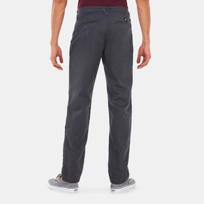 Vans Men's Authentic Chino Slim Pants Grey Vans Men's Authentic Chino Slim Pants Grey image number 1