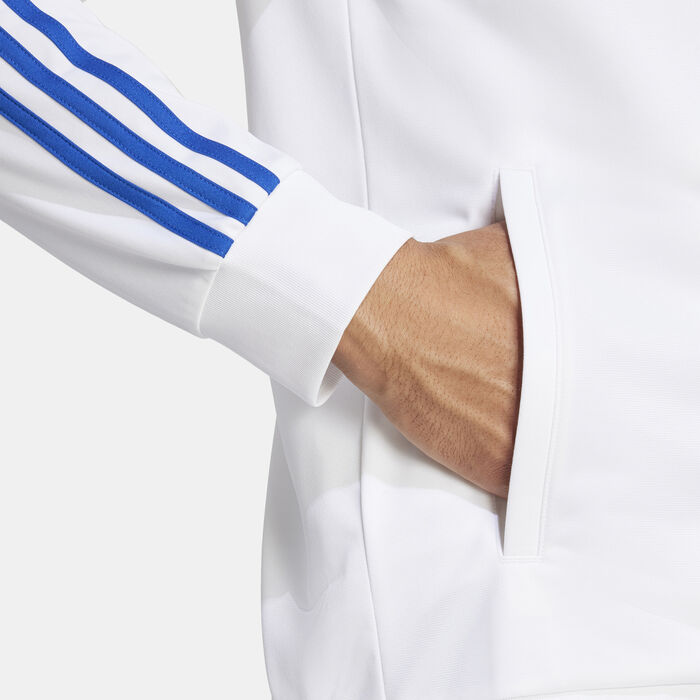 adidas Men's Real Madrid DNA Track Top White adidas Men's Real Madrid DNA Track Top White image number 4