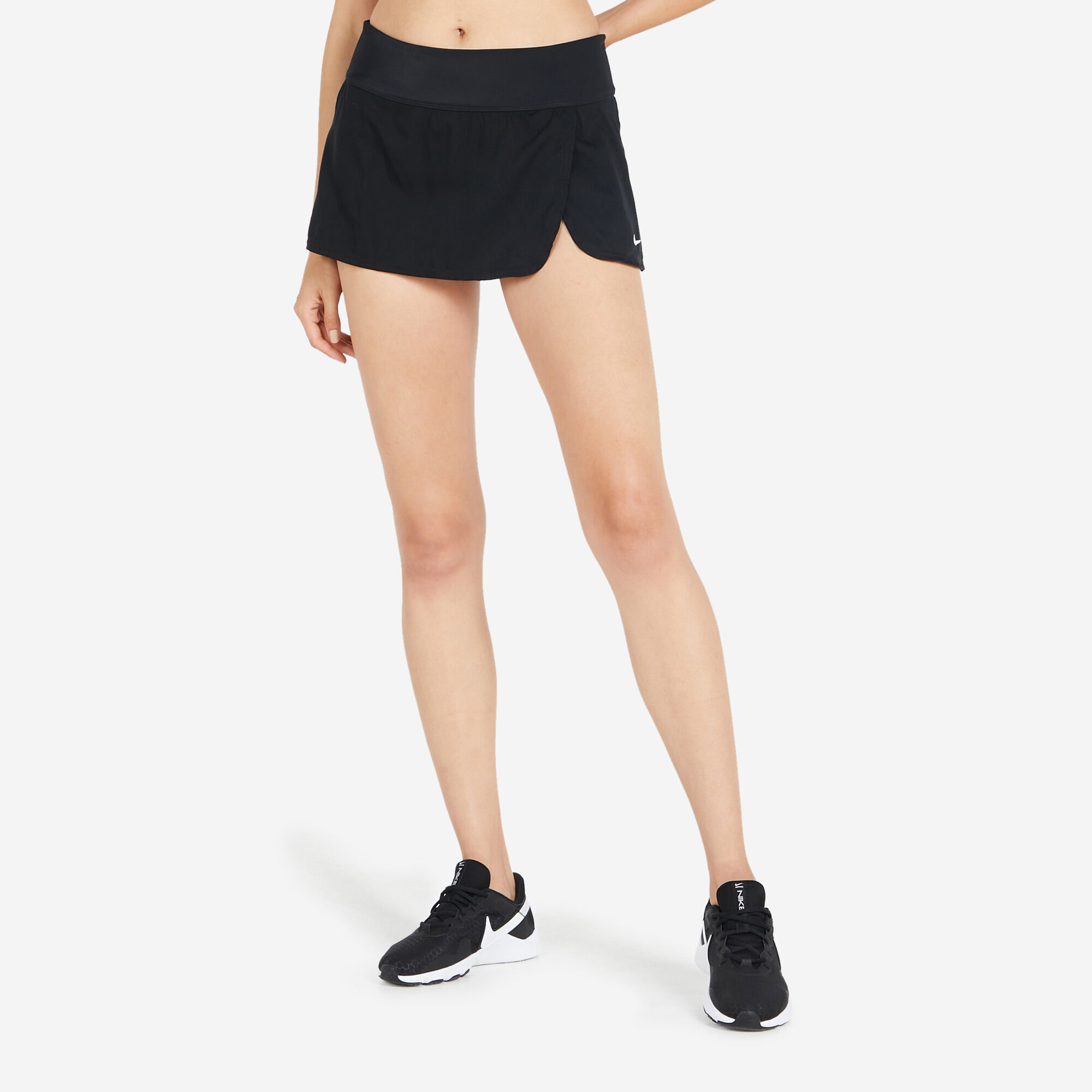 Buy Nike Swim Women s Solid Element Skirt Black in KSA SSS