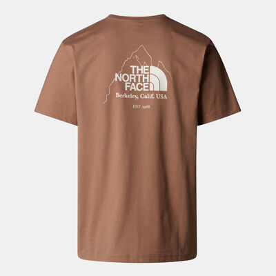 The North Face Men's Logo Graphic T-Shirt Brown The North Face Men's Logo Graphic T-Shirt Brown