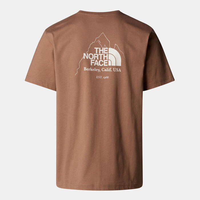 The North Face Men's Logo Graphic T-Shirt Brown The North Face Men's Logo Graphic T-Shirt Brown image number 1