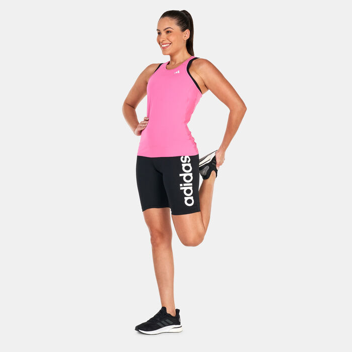 adidas Women's Own the Run Running Tank Top Pink adidas Women's Own the Run Running Tank Top Pink image number 2