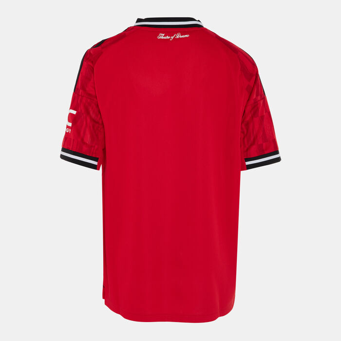 adidas Kids' Manchester United 25/26 Home Replica Football Jersey Red image number 3
