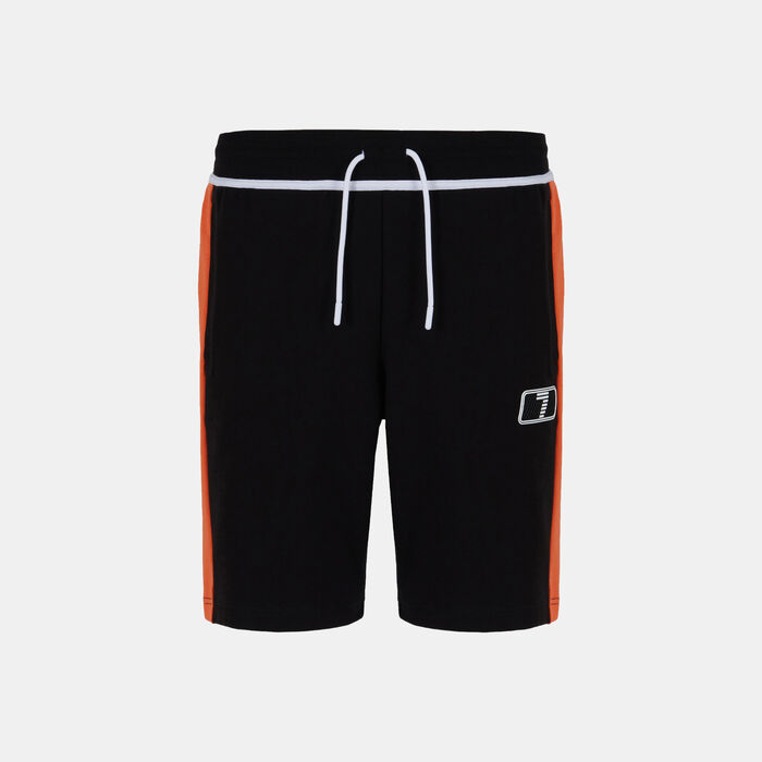 EA7 Emporio Armani Men's Graphic Series Shorts White EA7 Emporio Armani Men's Graphic Series Shorts White image number 1