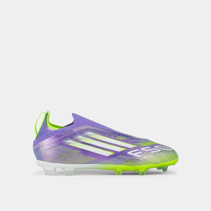 adidas Kids' F50 Elite Laceless Firm Ground Football Shoes Purple adidas Kids' F50 Elite Laceless Firm Ground Football Shoes Purple image number 0