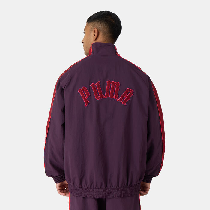 PUMA PLAY LOUD T7 Track Jacket Purple PUMA PLAY LOUD T7 Track Jacket Purple image number 1