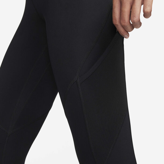 Nike Women's Pro Mid-Rise 7/8 Leggings Black Nike Women's Pro Mid-Rise 7/8 Leggings Black image number 3