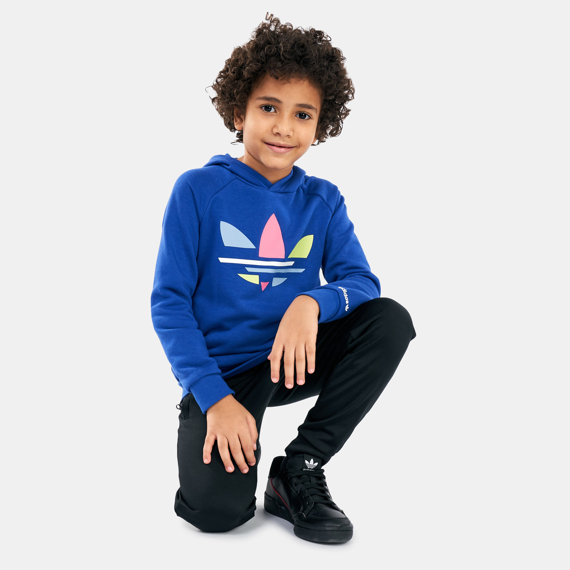 Adidas originals tape sale poly hoodie junior