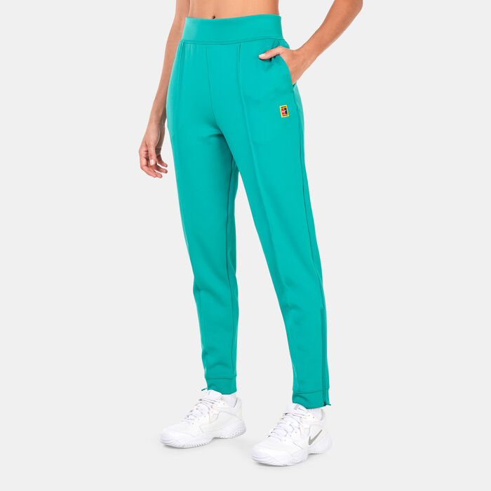 Nike Women's Dri-FIT Court Tennis Pants Green image number 0