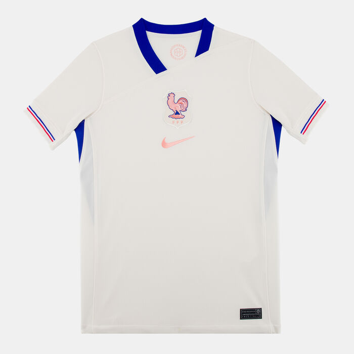 Nike Kids' France 2025 Away Replica Football Jersey (Women's Team) Ivory Nike Kids' France 2025 Away Replica Football Jersey (Women's Team) Ivory image number 0