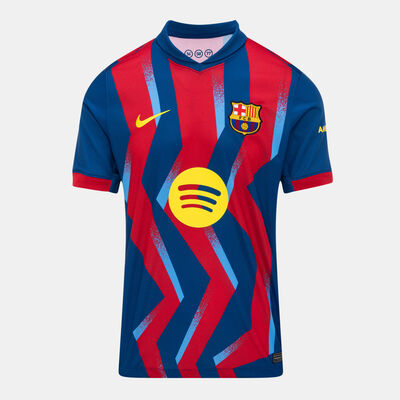 Nike Men's FC Barcelona 25/26 Fourth Replica Football Jersey Blue