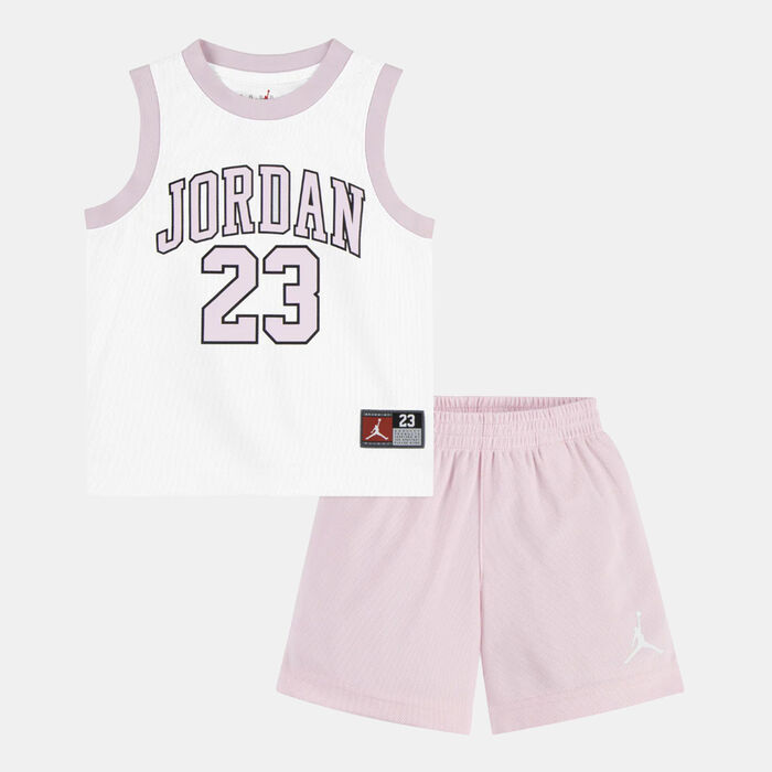 Jordan Kids' 23 Jersey Set Pink image number 0