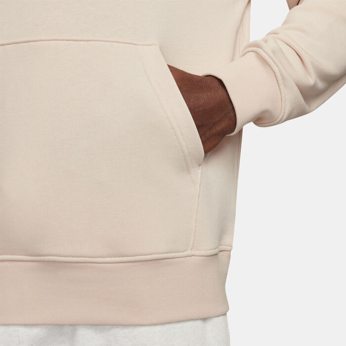 Jordan Men's Essentials Loopback Fleece Pullover Hoodie Beige image number 2