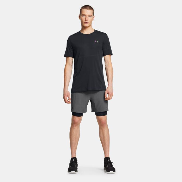 Under Armour Men's Vanish Woven 2-in-1 Shorts Grey Under Armour Men's Vanish Woven 2-in-1 Shorts Grey image number 2