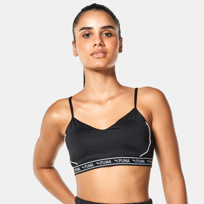 PUMA Women's Move Strong Light-Support Training Sports Bra Black PUMA Women's Move Strong Light-Support Training Sports Bra Black image number 0