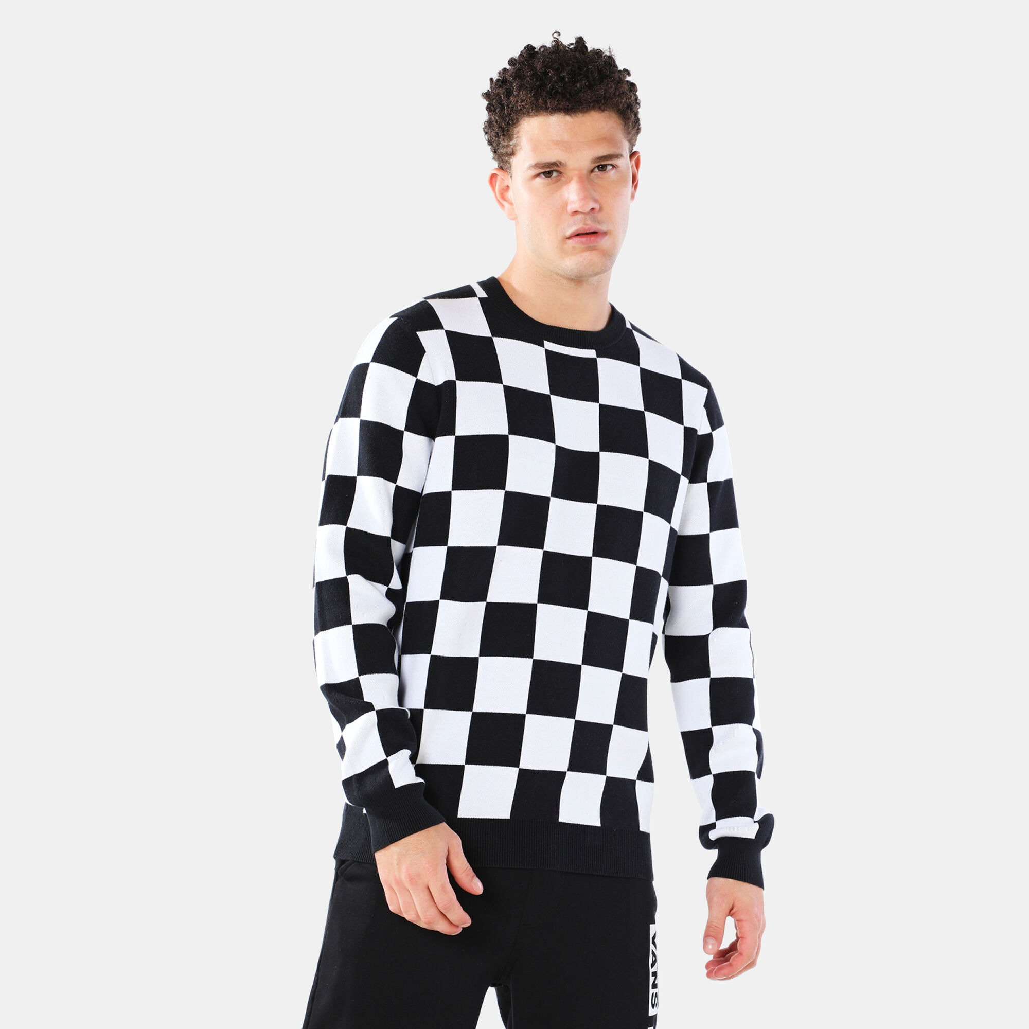 Checkered sweatshirt vans 2025