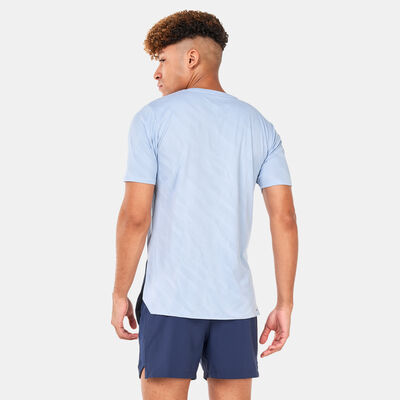 New Balance Men's Speed Jacquard T-Shirt Blue
