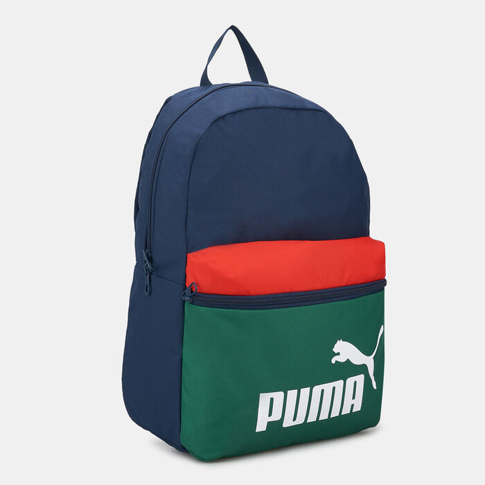 PUMA Phase Colorblock Backpack Blue PUMA Phase Colorblock Backpack Blue image number 2