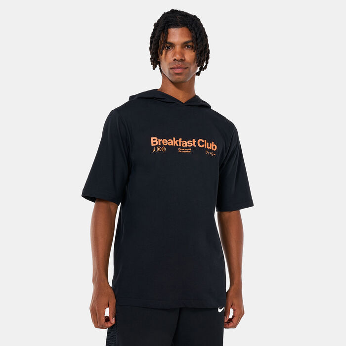 Jordan Men's Dri-FIT Sport BC Hooded Crew T-Shirt Black Jordan Men's Dri-FIT Sport BC Hooded Crew T-Shirt Black image number 0